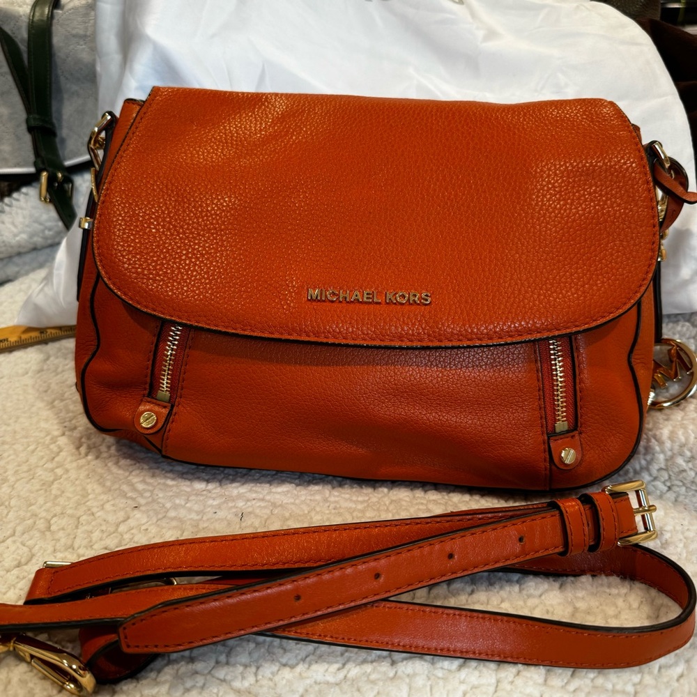 Michael Kors Bedford Legacy Leather Flap Shoulder Bag